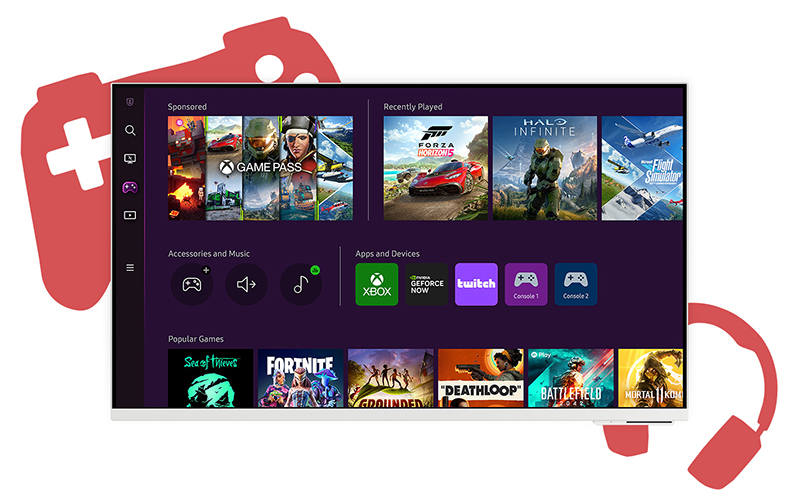 Samsung M70C Smart Monitor 4K UHD with Streaming TV USB-C and Ergonomic Stand